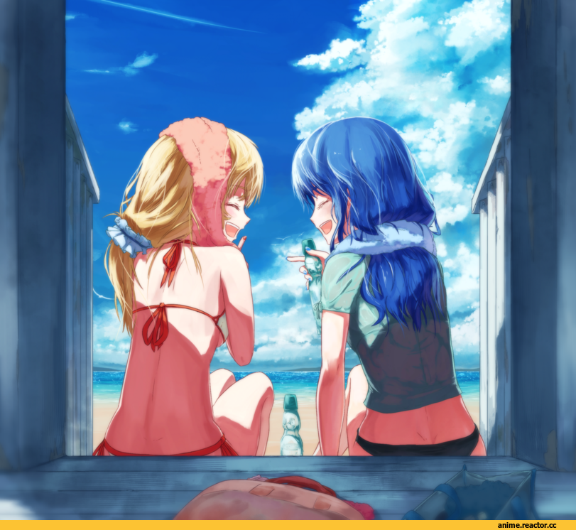 Anime Ero, Anime Ero Swim, aikatsu!, hoshimiya ichigo, kiriya aoi, ru-wichi, Anime