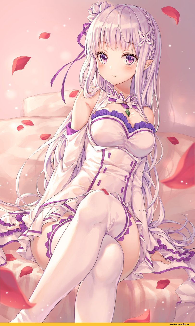 Emilia (re zero), Re Zero Kara Hajimeru Isekai Seikatsu, Anime