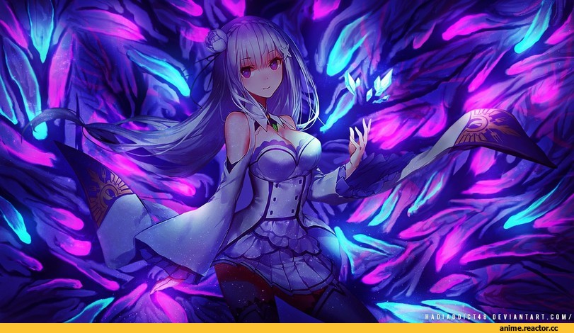 Re Zero Kara Hajimeru Isekai Seikatsu, Emilia (re zero), Anime Art, Anime