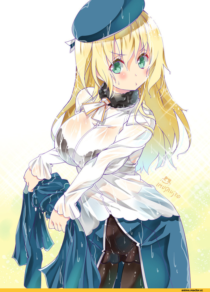 Anime Art, imu sanjo, Kantai Collection, Atago (Kantai Collection), Anime Ero, Anime Adult Wet, Anime Ero Swim, Anime