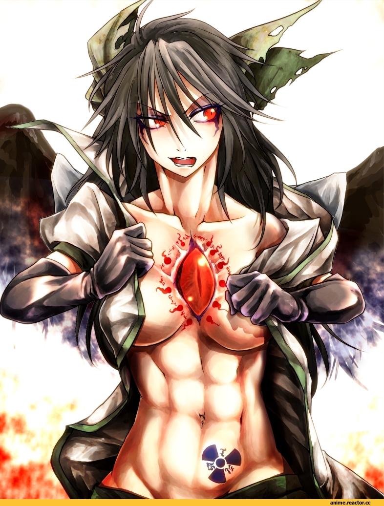 Reiuji Utsuho, Touhou Project, Anime Ero, Ryuuichi (F Dragon), Anime