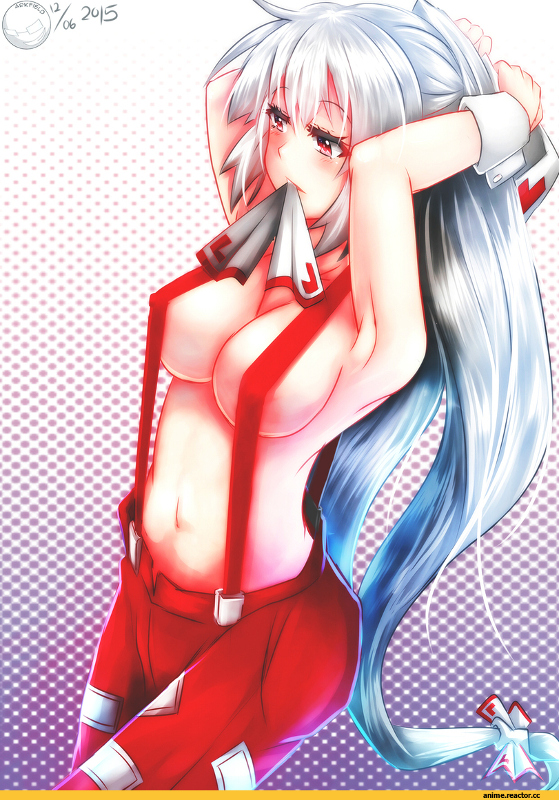 Fujiwara no Mokou, Touhou Project, arkfield, Anime Ero, Anime