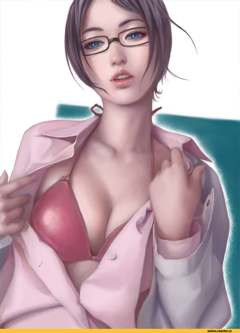 JeyRain, Anime Ero Swim, Anime Ero, Anime Ero Megane, AO, Anime Art, Anime