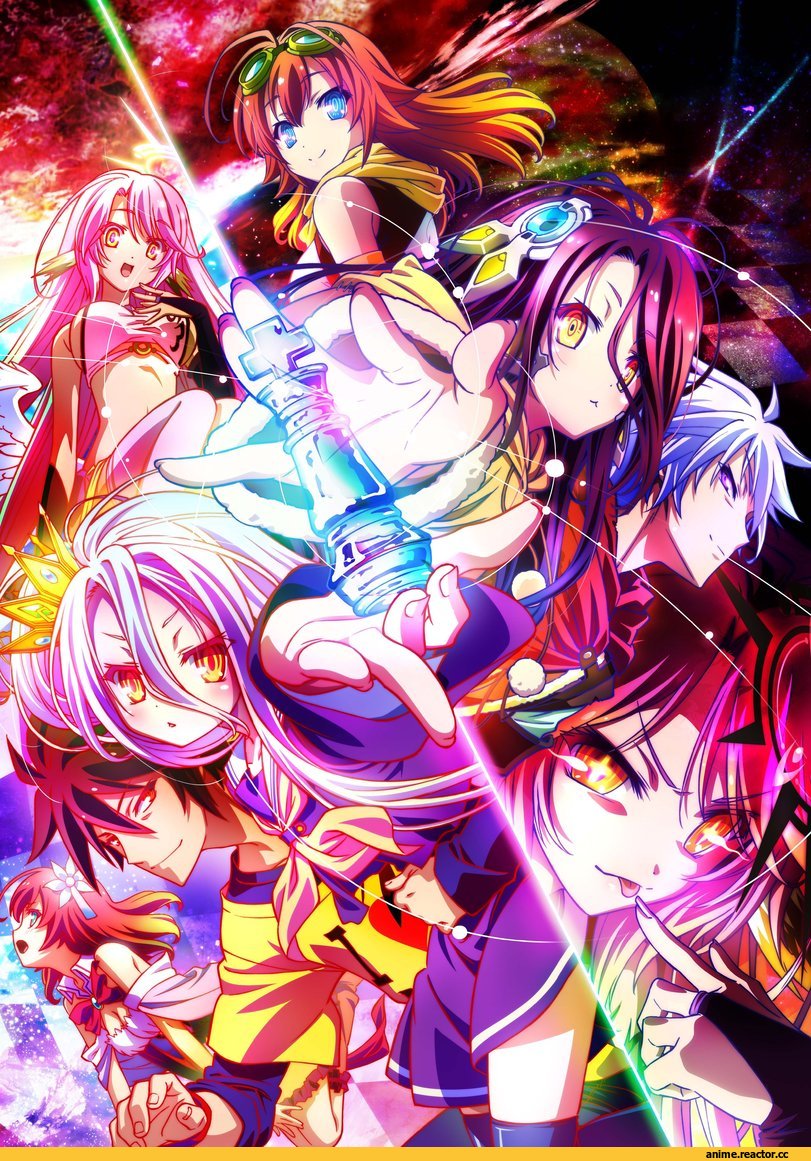 No Game No Life, Stephanie dora, Shiro (NGNL), Jibril, Sora (NGNL), Riku Dola, Shuvi Dola, Anime