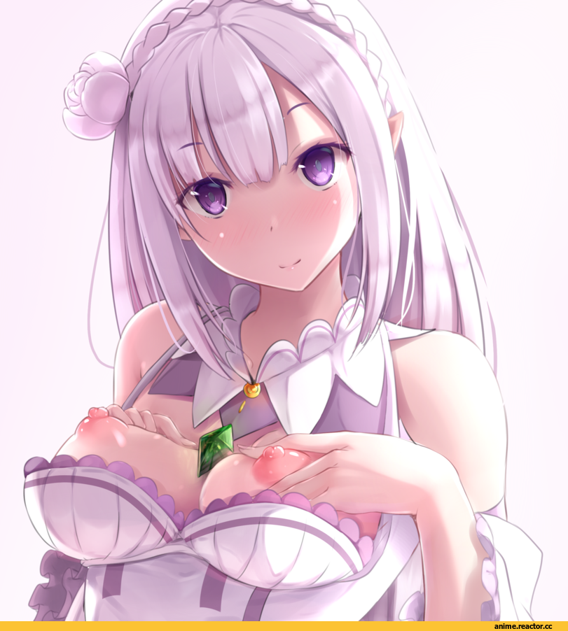 Emilia (re zero), Re Zero Kara Hajimeru Isekai Seikatsu, Anime Ero Oppai, Anime Ero, Nicoby, Anime Art, Anime
