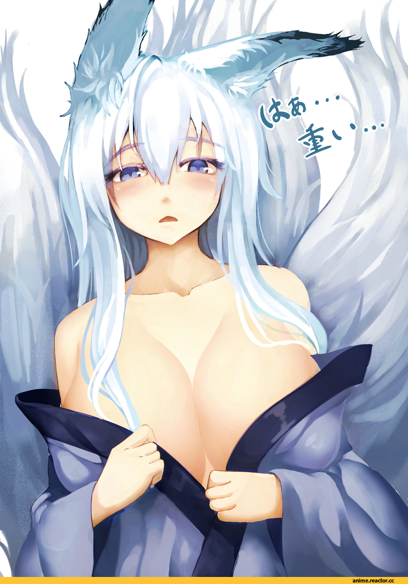 Jebura, Kitsune, Animal Ears, Anime Ero Kyonyuu, Anime Ero Oppai, Anime Ero, Anime