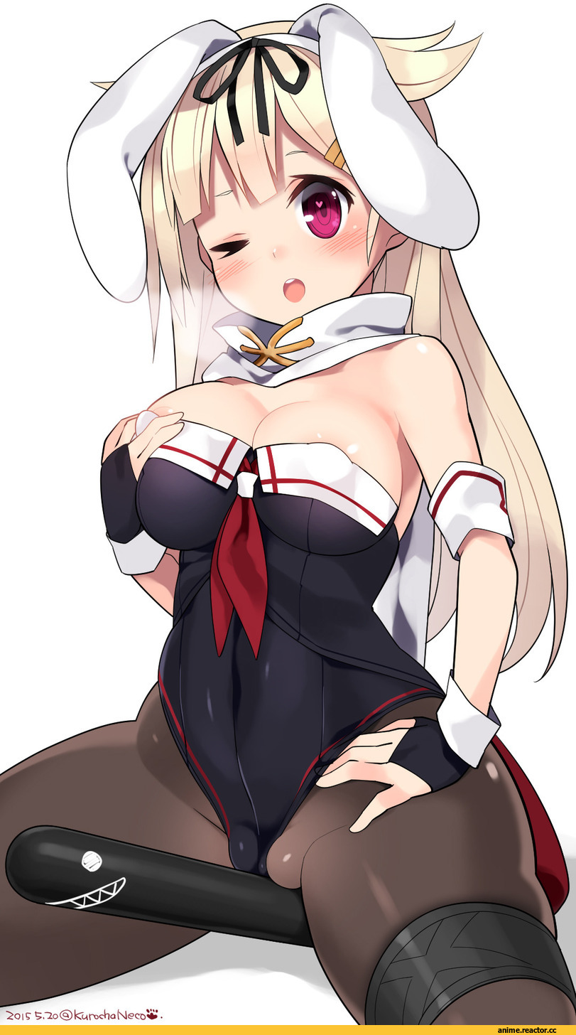 Yuudachi, Kantai Collection, Usagimimi, Animal Ears, Anime Ero, Anime