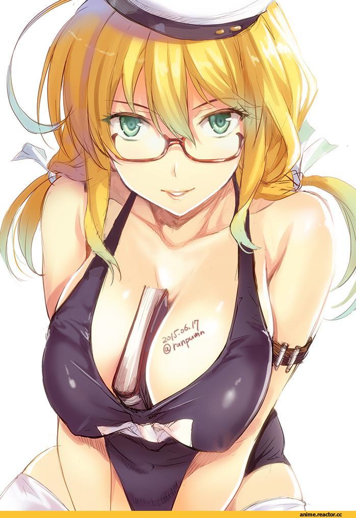 I-8, Kantai Collection, Tomozo Kaoru, Anime Ero, Anime Ero Megane, Anime Ero Swim, Anime