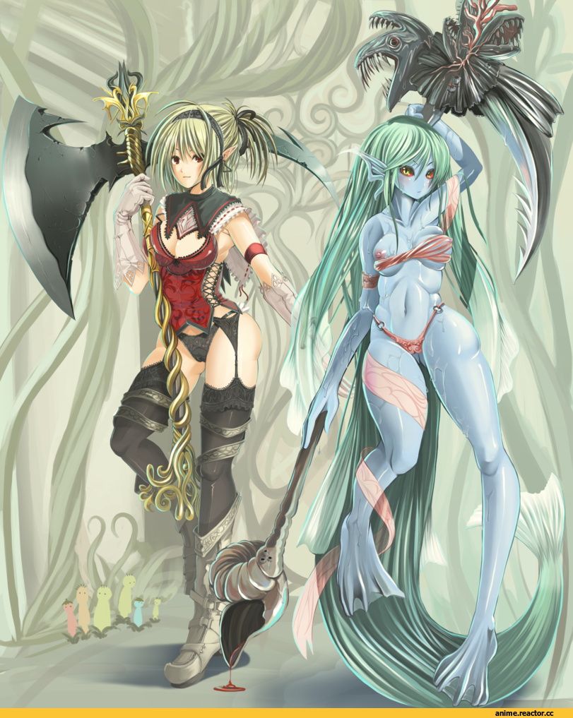 Monster Girl (Anime), Anime Art, Anime Ero, Adult pantsu, Опасные Няшки, Anime Няши, Rousokuc, Anime Ero Oppai, Anime