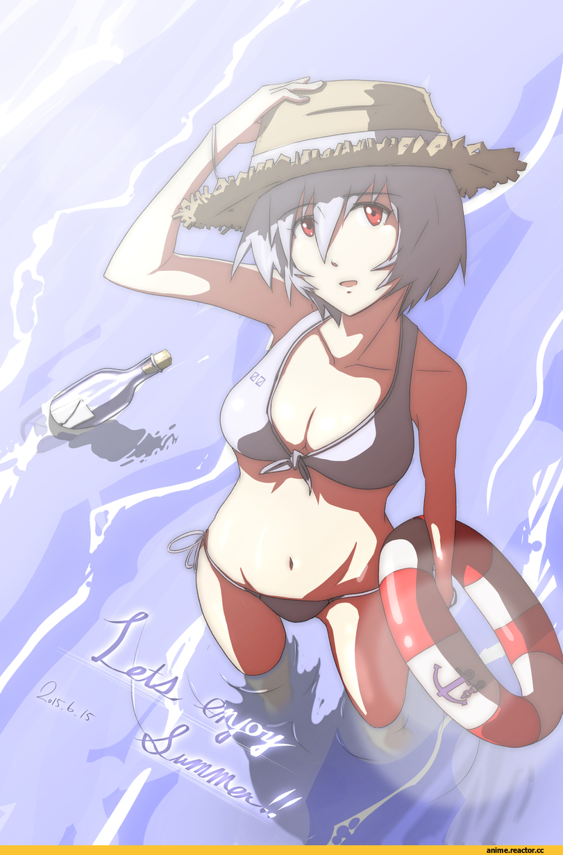 Rei Ayanami, Evangelion, Anime Ero Swim, Anime Ero, Anime