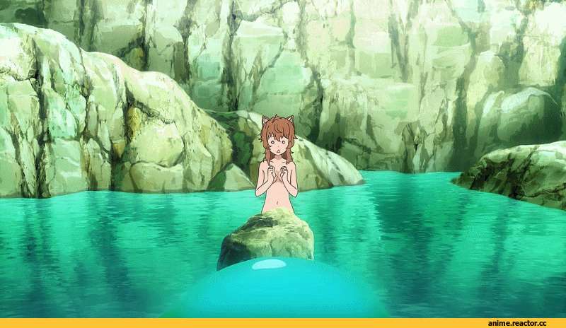 Danmachi, Hestia (Danmachi), Liliruca Arde, Inumimi, Animal Ears, Anime Гифки, Anime Adult Wet, Anime Ero Swim, Anime Ero, Anime Ero Gifs, Anime