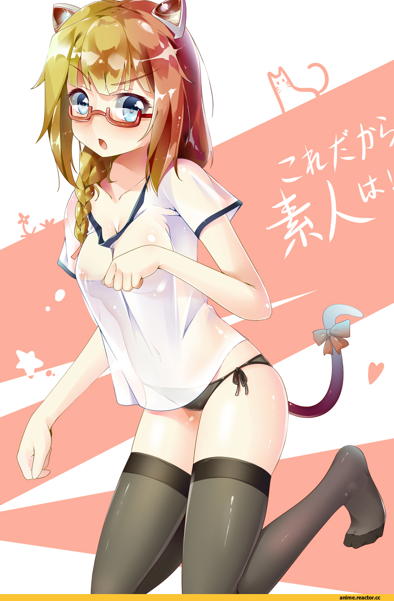 Anime Ears, Adult pantsu, Anime Ero, Plastic Memories, Kinushima Michiru, neko, Anime