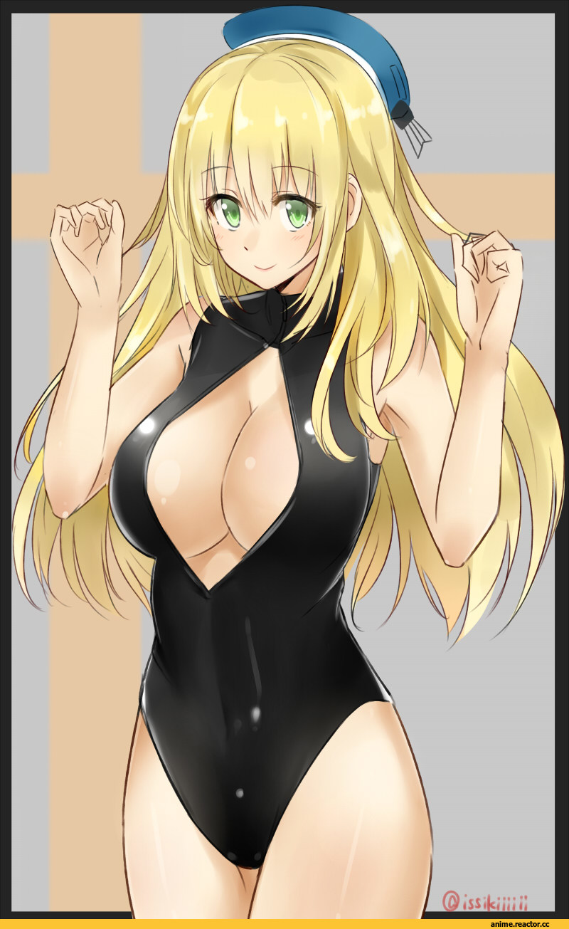 Anime Art, Isshiki (Ffmania7), Kantai Collection, Atago (Kantai Collection), Anime Ero, Anime Ero Swim, Anime