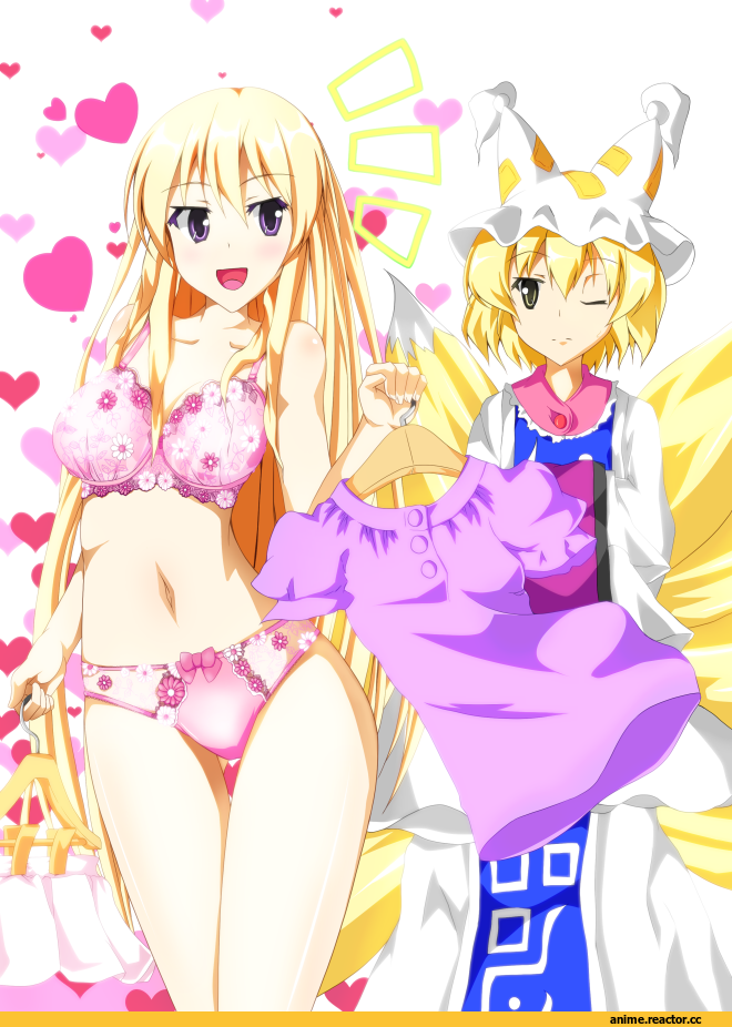 Yakumo Yukari, Touhou Project, Yakumo Ran, Anime Ero, Kitsune, Animal Ears, Anime
