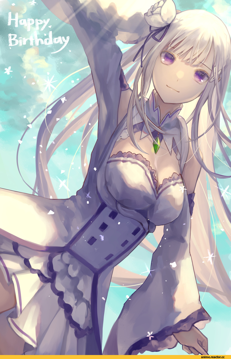 Emilia (re zero), Re Zero Kara Hajimeru Isekai Seikatsu, Nom Raum, Anime