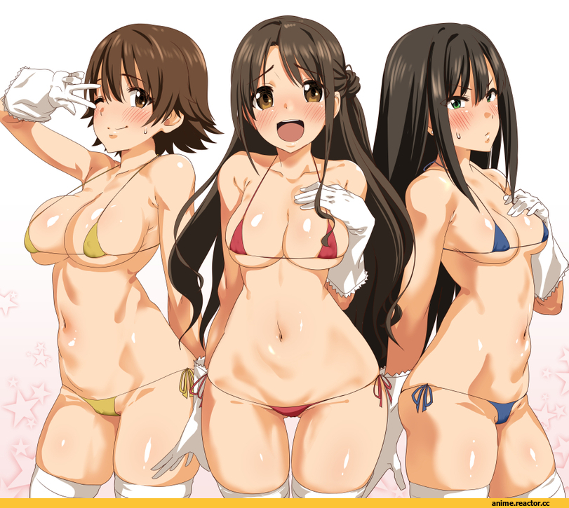 Pija (pianiishimo), Honda Mio, Idolmaster, Shibuya Rin, Shimamura Uzuki, Anime Ero Swim, Anime Ero, Anime