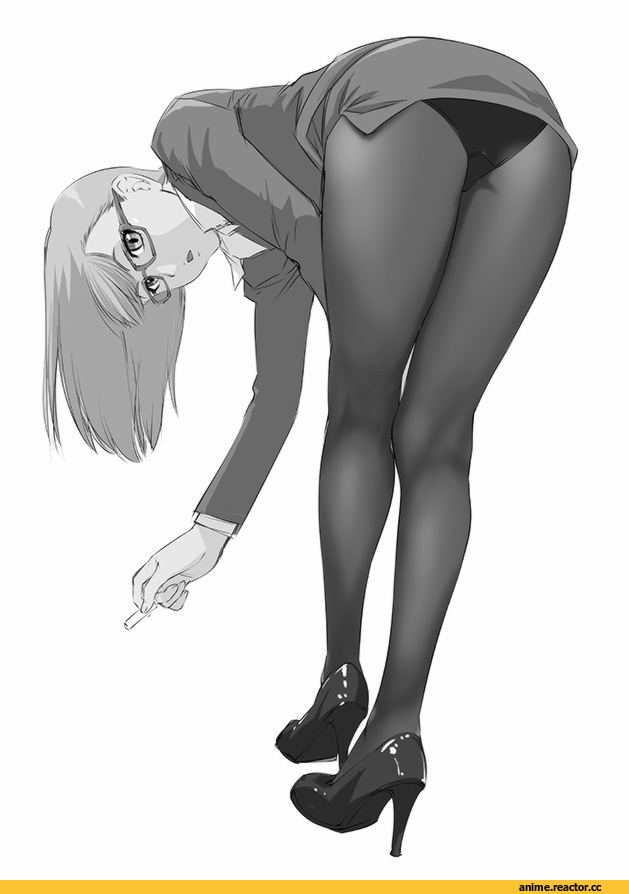 oshiri, Anime Ero, Adult pantsu, Ueyama Michirou, Anime Art, AO, Megane, Monochrome (Anime), Anime