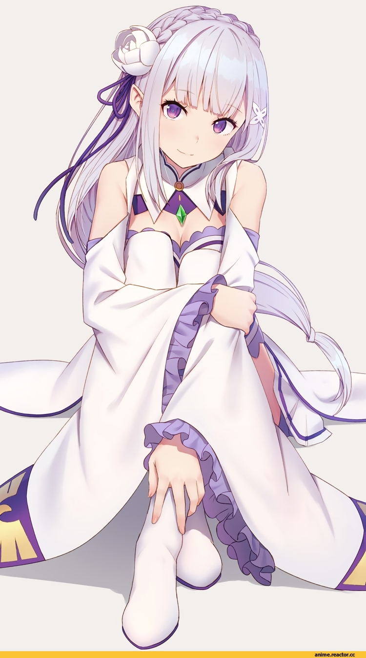 Hyuuga Azuri, Anime Art, Emilia (re zero), Re Zero Kara Hajimeru Isekai Seikatsu, Anime