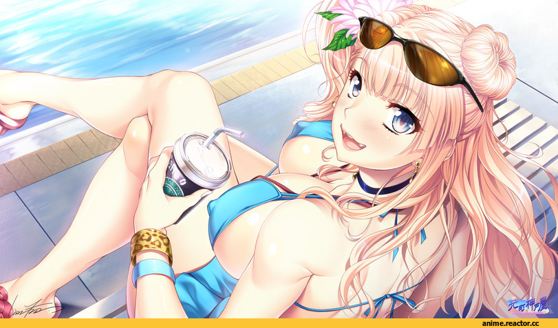 gyaru-ko, oshiete! gyaru-ko-chan, hozumi kaoru, Anime Ero Swim, Anime Ero, Anime