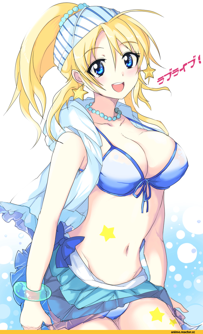 Anime Ero, Anime Ero Swim, Love Live!, Ayase Eli, echizen (hvcv), Anime