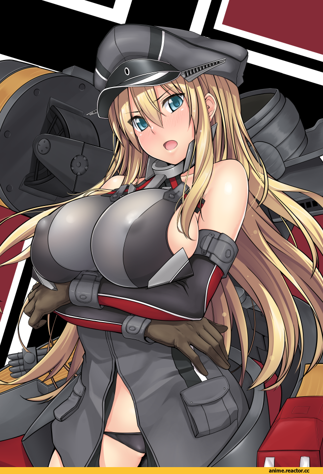 Anime Art, hebata, Kantai Collection, Bismarck (Kantai Collection), Anime Ero, Anime Ero Pantsu, Anime Ero Kyonyuu, Anime Ero Oppai, Anime