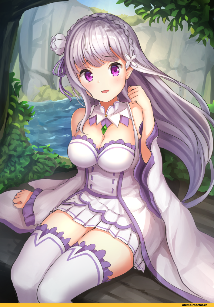 manda (manda9n), Emilia (re zero), Re Zero Kara Hajimeru Isekai Seikatsu, Anime Art, Anime