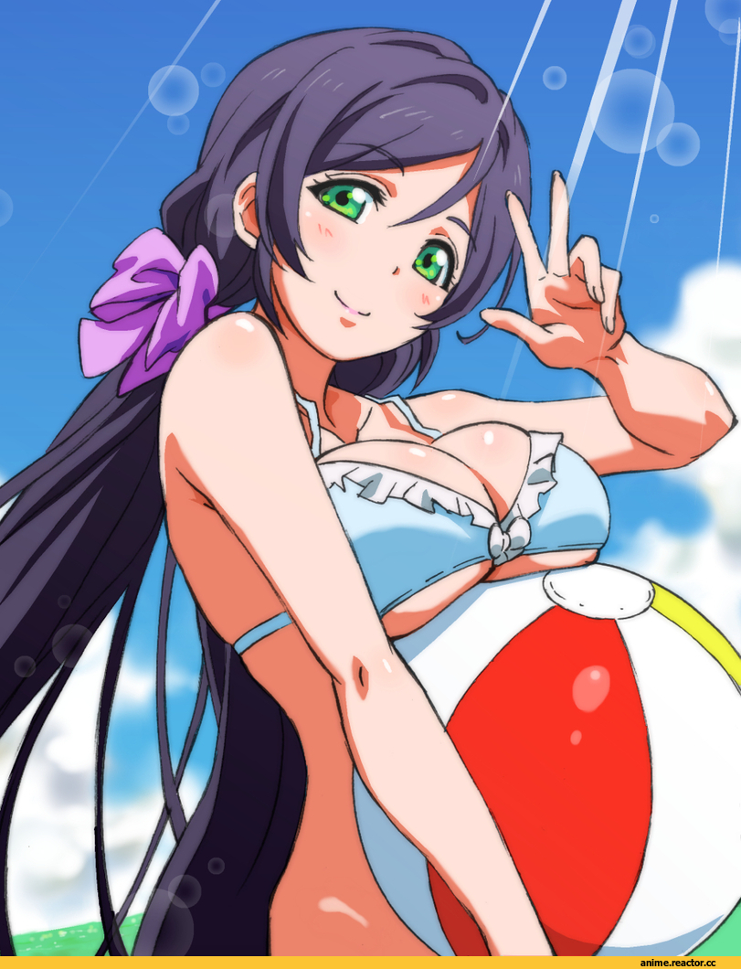 Anime Ero, Anime Ero Swim, Love Live!, Toujou Nozomi, ginmaru, Anime