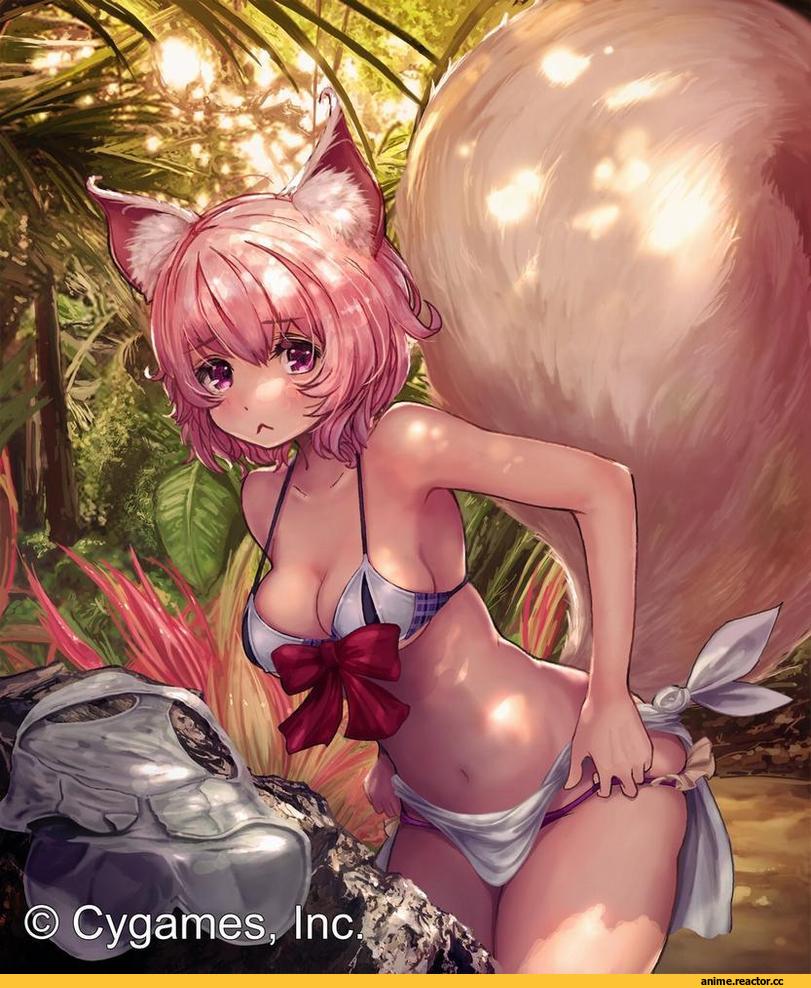 Shingeki no Bahamut, coppelia (futamine), Anime Ero Swim, Anime Ero, Animal Ears, Kitsune, Anime