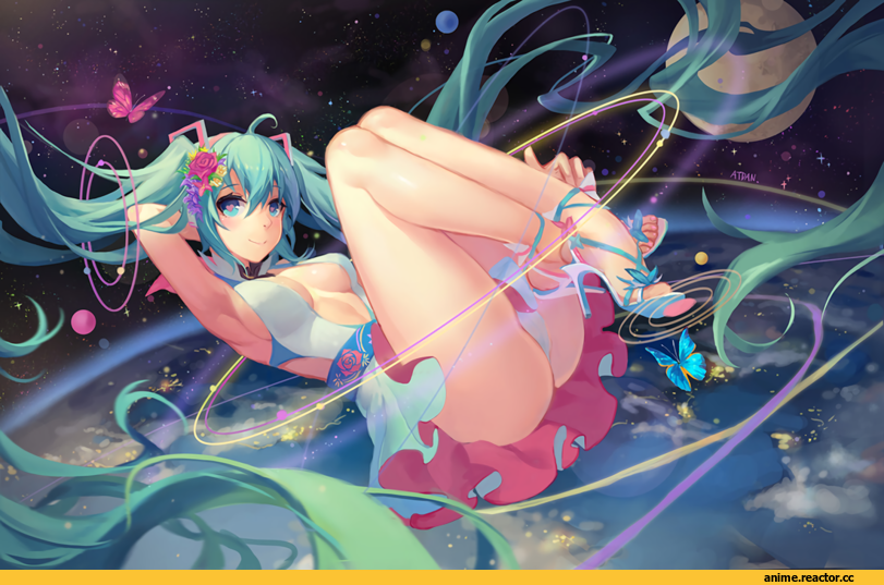 Hatsune Miku, Vocaloid, ATdan, Adult pantsu, Anime Ero, Anime