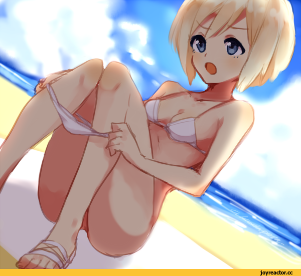 Kodamari, Erica Hartmann, Strike Witches, Anime Ero Swim, Anime Ero, Anime