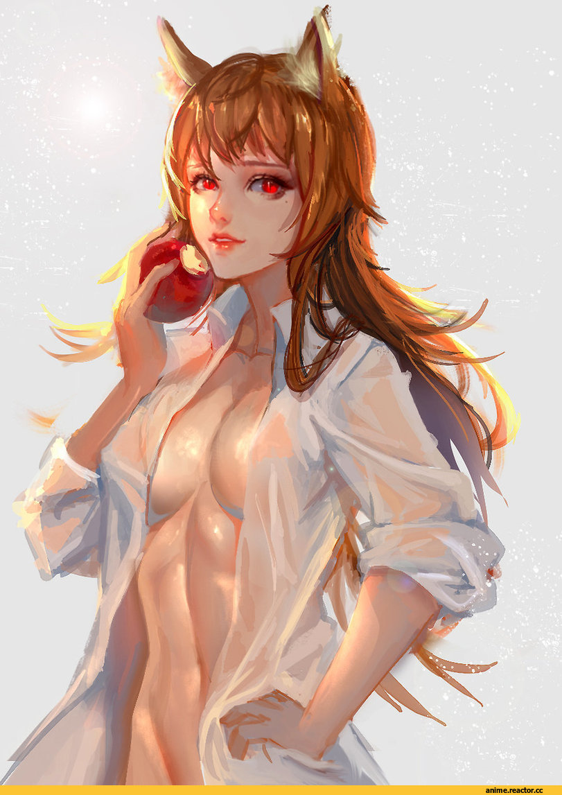 Holo, Spice and Wolf, Inumimi, Animal Ears, Anime Paint, Anime Art, Anime Ero, Anime