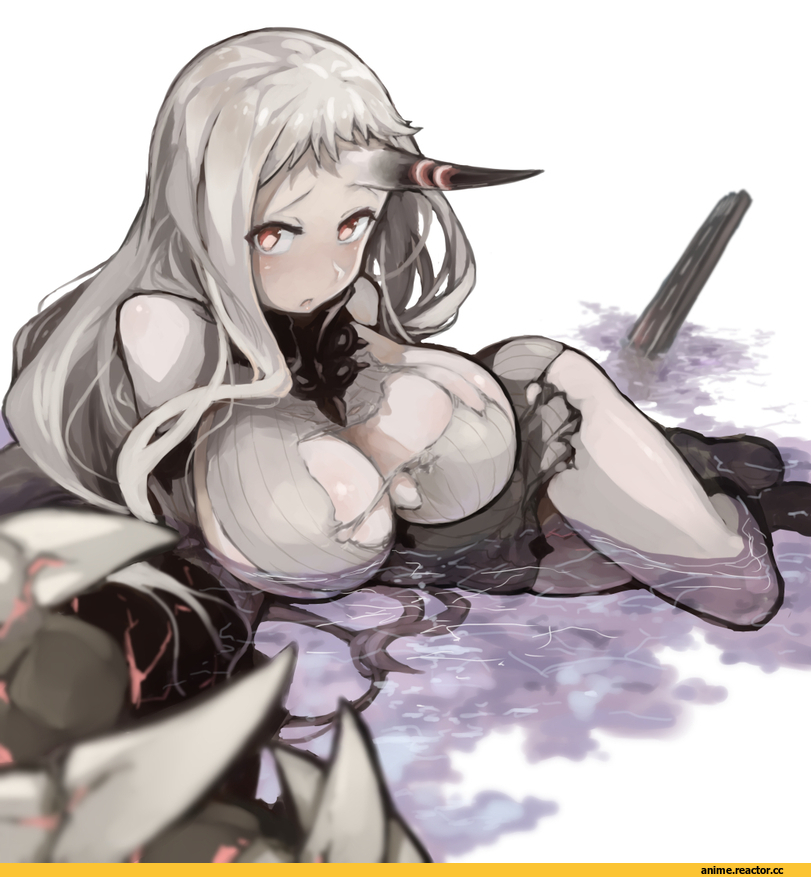 Seaport Hime, Kantai Collection, Anime Ero, Anime Ero Kyonyuu, Anime Adult Wet, Anime Ero Swim, Anime