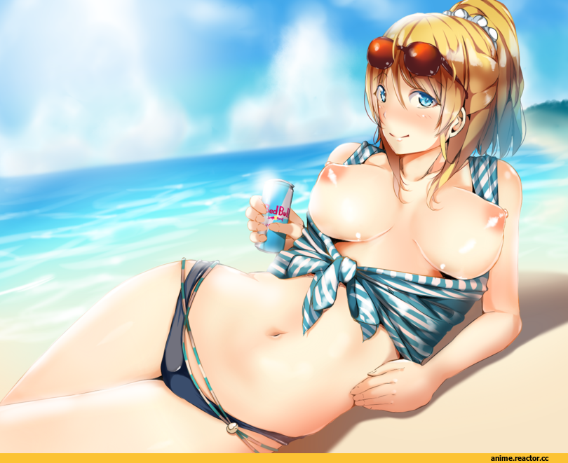 Ayase Eli, Love Live!, Anime Ero Oppai, Anime Ero, Anime Ero Swim, chiiutsu (cheewts), Anime