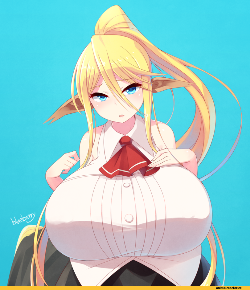 Monster Girl (Anime), Monster Musume, Centaur Girl (Anime), blueberry, Centorea Shianus, Anime Ero Kyonyuu, Anime Ero Oppai, Anime Ero, Anime