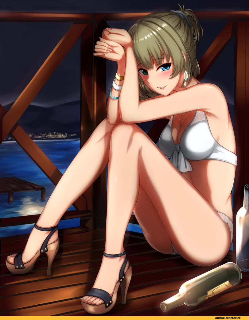 Takagaki Kaede, Idolmaster, Anime Ero Swim, Anime Ero, oogatazin, Anime