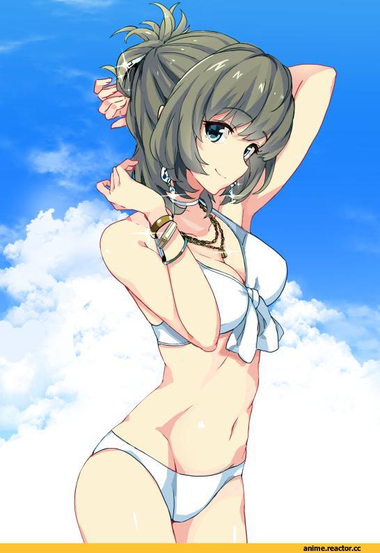 Takagaki Kaede, Idolmaster, mirai denki, Anime Ero Swim, Anime Ero, Anime