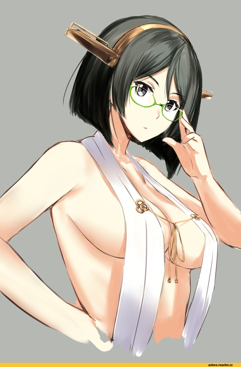 Kirishima (Kantai Collection), Kantai Collection, wamwam, Anime Ero Megane, Anime Ero, Anime