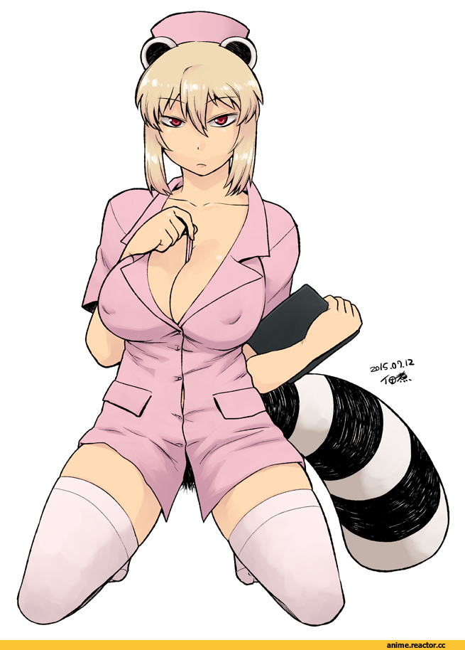 Anime Art, araiguma-san, tsukudani (coke-buta), Tanuki, Animal Ears, Anime Ero Pussy, Anime Ero, Anime Ero Kyonyuu, Anime