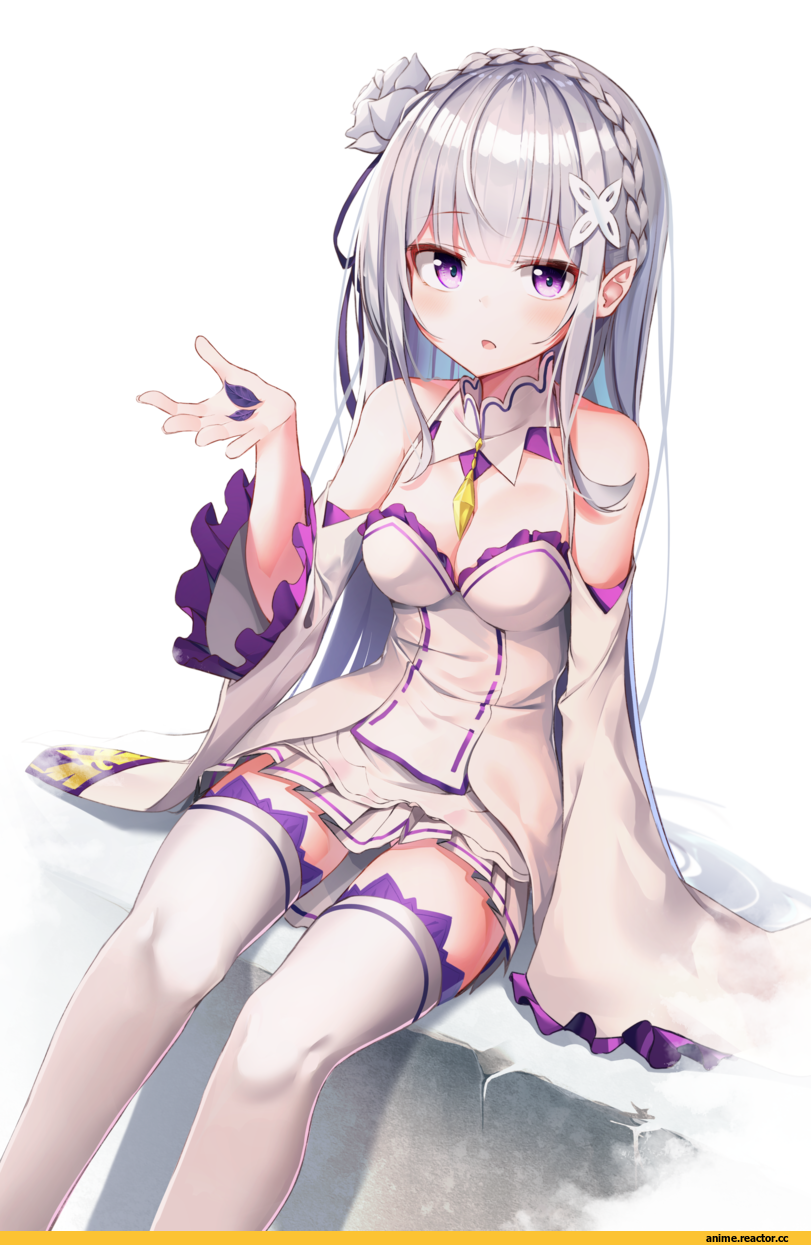 Apple Ringo, Anime Art, artist, Emilia (re zero), Re Zero Kara Hajimeru Isekai Seikatsu, Anime Ero, Anime