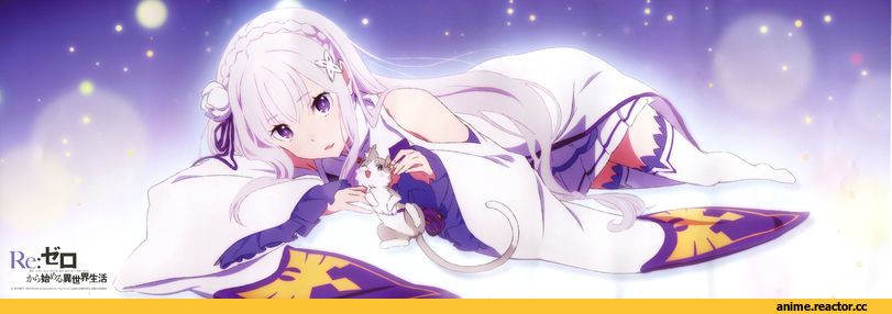 Re Zero Kara Hajimeru Isekai Seikatsu, Emilia (re zero), Pack (re zero), Anime