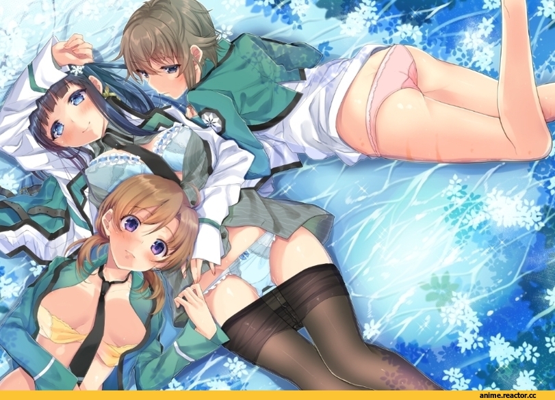 Mahouka Koukou no Rettousei, Kitayama Shizuku, Mitsui Honoka, Shiba Miyuki, yu yu, Adult pantsu, Anime Ero, Anime