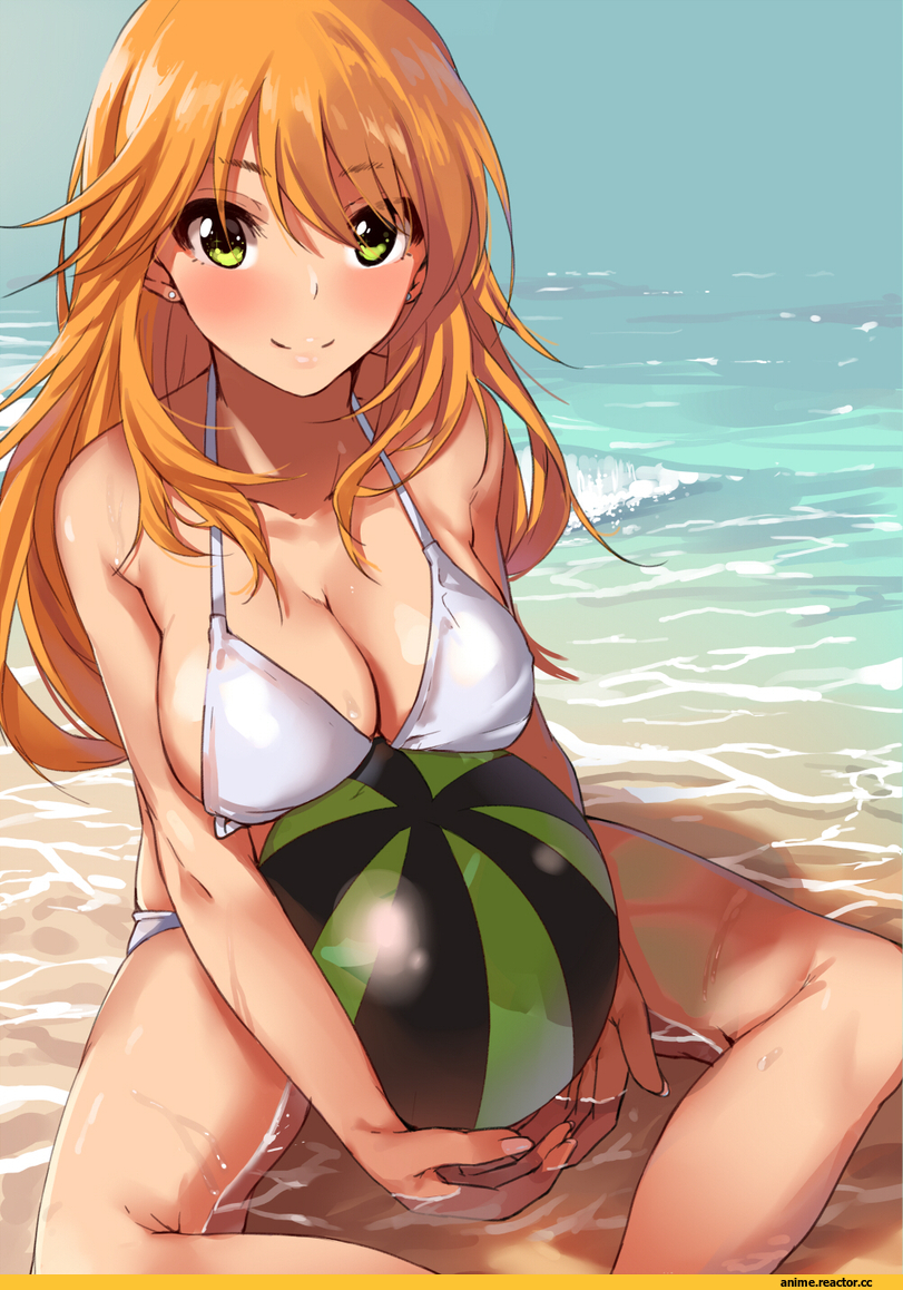 Hoshii Miki, Idolmaster, kurokin, Anime Ero Swim, Anime Ero, Anime