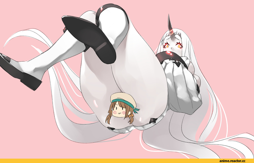 Seaport Hime, Kantai Collection, meranie, oshiri, Anime Ero, Error Musume, Anime