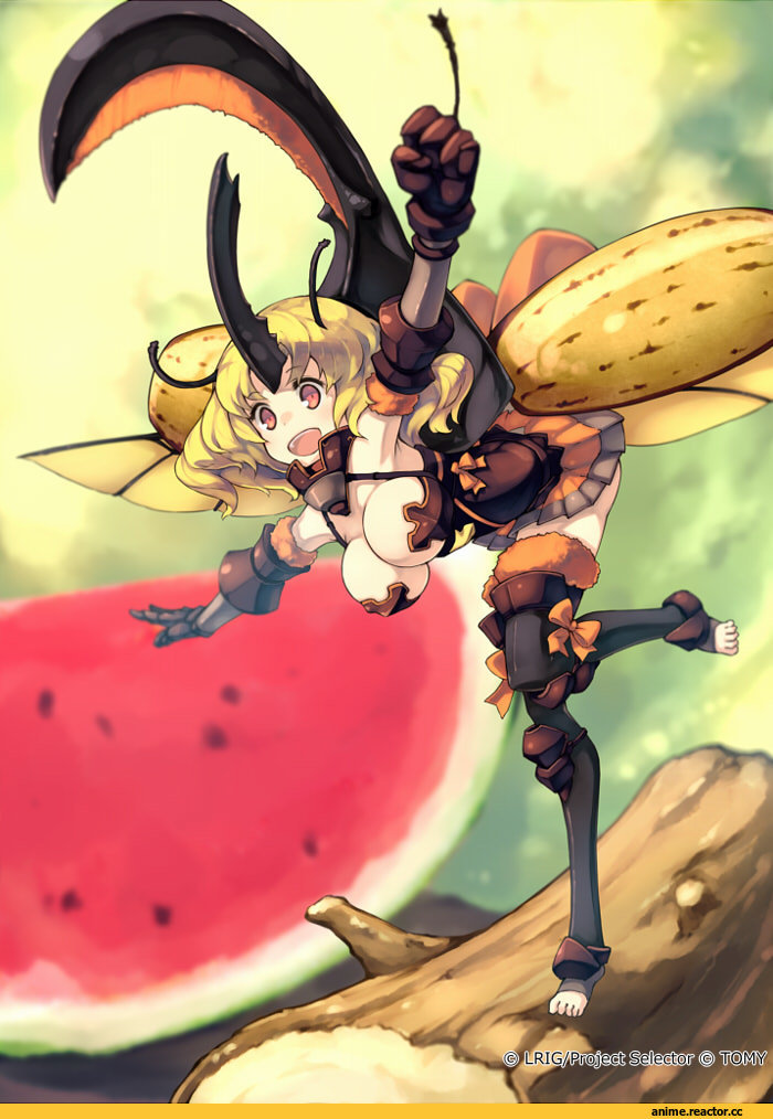 Anime Original, Anime Art, Monster Girl (Anime), Insect Girl, keypot, Anime Ero, Anime