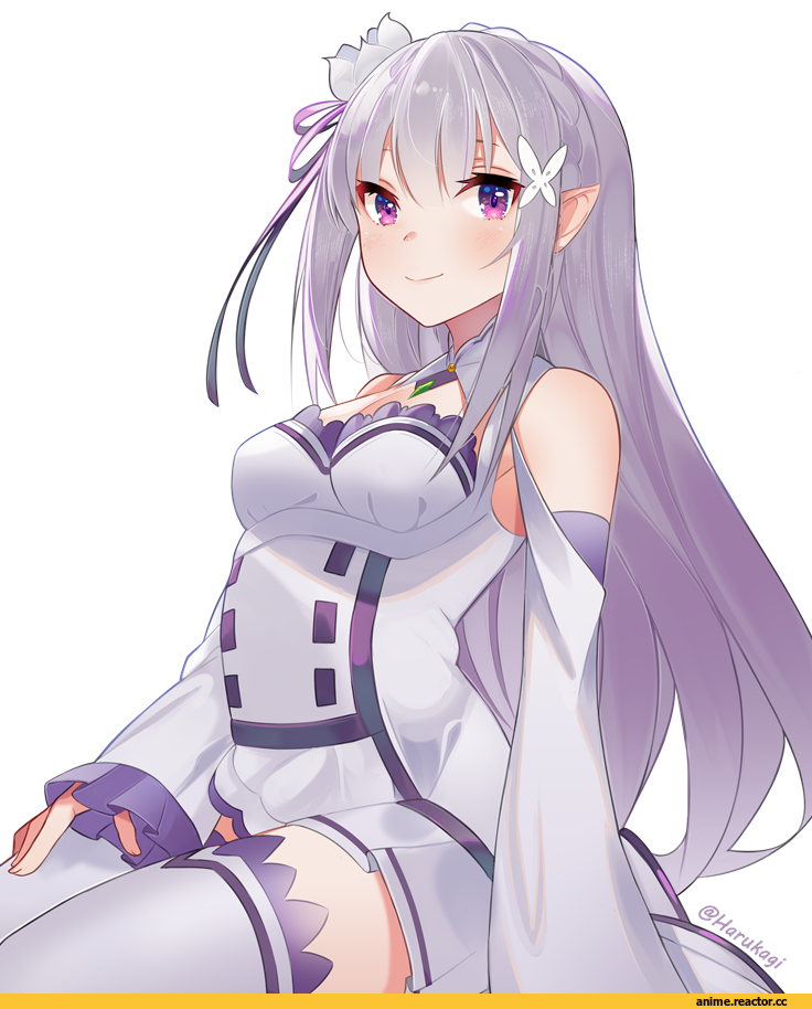 Re Zero Kara Hajimeru Isekai Seikatsu, Emilia (re zero), artist, Harukagi, Anime