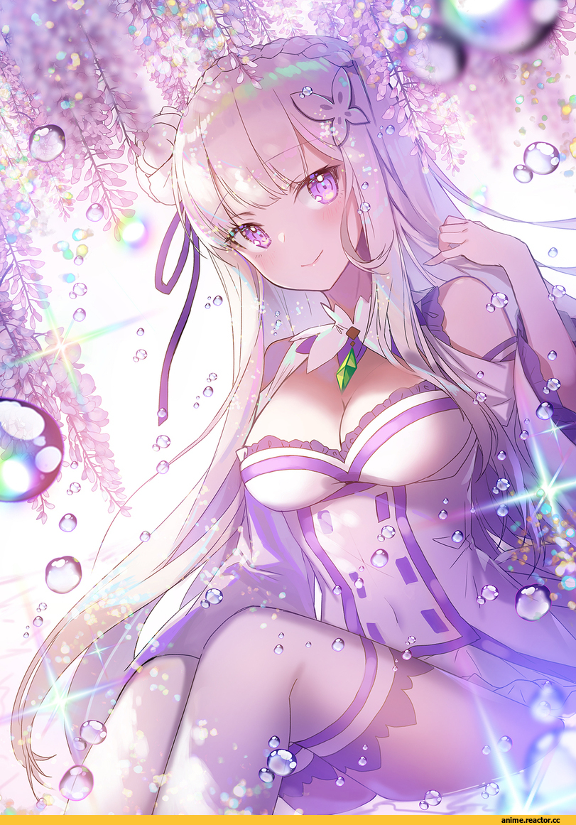 Emilia (re zero), Re Zero Kara Hajimeru Isekai Seikatsu, Apple Caramel, Anime
