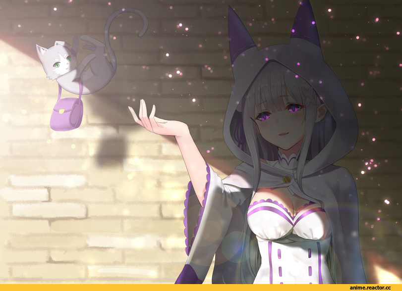 Emilia (re zero), Re Zero Kara Hajimeru Isekai Seikatsu, Pack (re zero), artist, passion, Anime