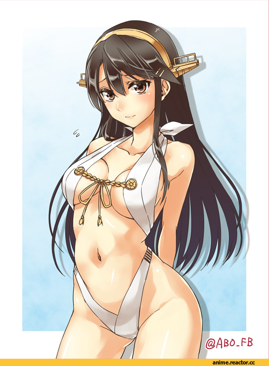 Haruna (Kantai Collection), Kantai Collection, Anime Ero Swim, Anime Ero, abo (hechouchou), Anime
