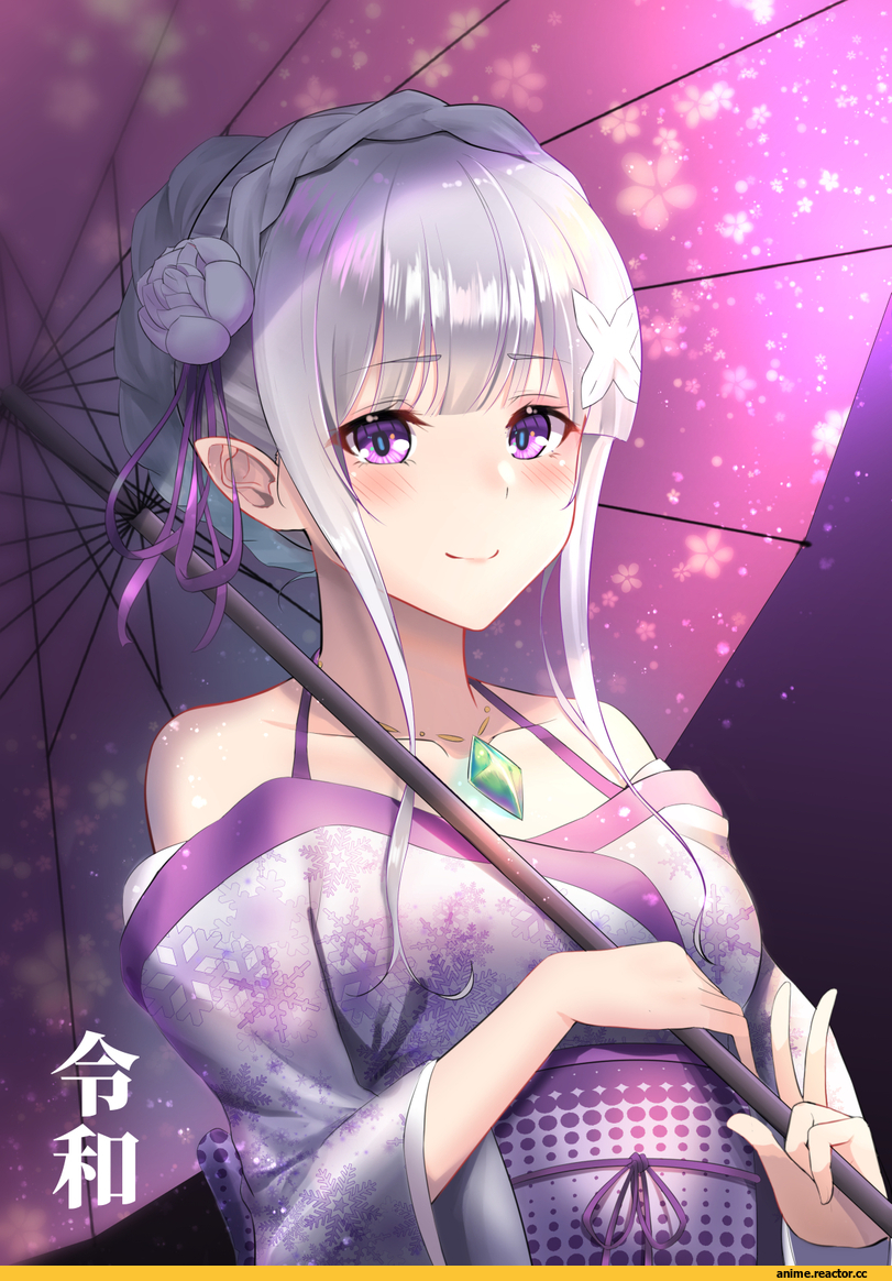 Emilia (re zero), Re Zero Kara Hajimeru Isekai Seikatsu, artist, passion, Anime