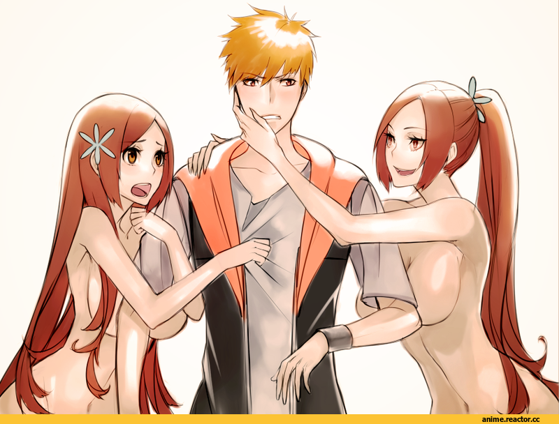 orichie, Bleach, Kurosaki Ichigo, Orihime Inoue, crossover, ME!ME!ME!, Anime Ero, Anime